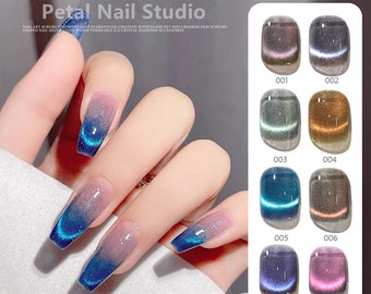 Dreamy dynamic spar cat's eye nail polish gel/8 (g/ml) nail  broken drill diamond gel/diy nail polish supply