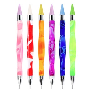 Double Head Acrylic Nail Point Drill Crayons Self-adhesive