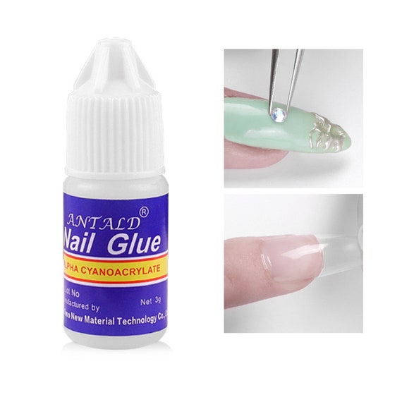 3g Nail Press on Glue/manicure Sticky Diamond Glue/nail Jewelry