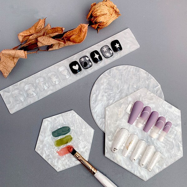 Japanese-style manicure tools shell palette display board/nail polish glue phototherapydisplay strip/DIY nail supply