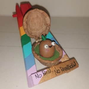 Positive Potato on a Rainbow Stand.