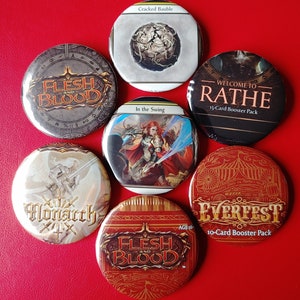 FAB Flesh and Blood Pack Art Pins