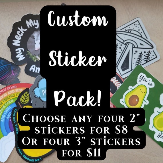 Custom Vinyl Sticker Packs For Stickers