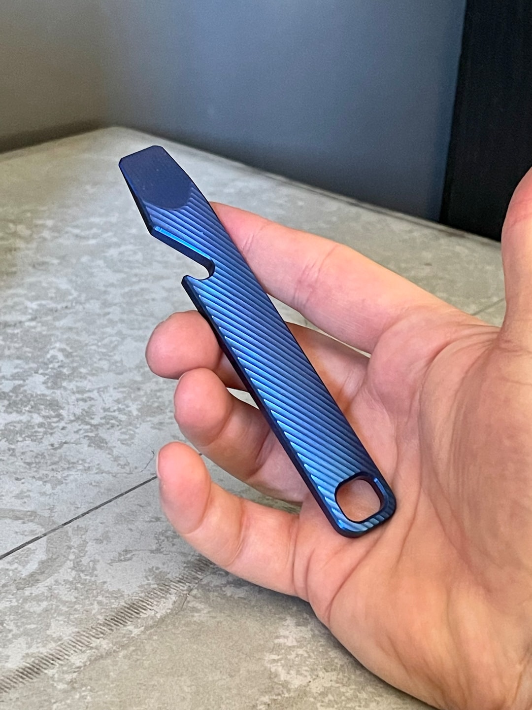 Titanium Pry Bar Bottle Opener EDC Etsy