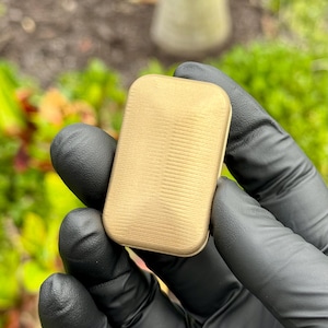 Latón y acero inoxidable - 3 clics / Deslizador antiestrés Kind V2 / Deslizador antiestrés / Deslizador háptico / Deslizador antiestrés EDC /