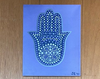 Bubby's Hamsa Art Print UNFRAMED (8x10)