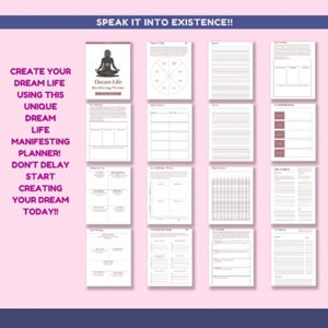 Dream Life Planner Workbook Combo! Make this your best year yet!