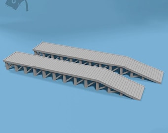 N Scale Team Track Platform (2pc)