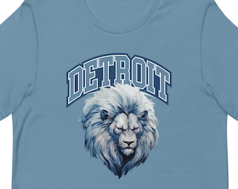 Detroit, Piłka nożna, Lew, Koszulka unisex Game Day