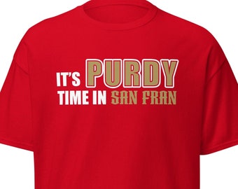Koszulka „It's Purdy Time”: San Francisco Football, prezent dla Niner