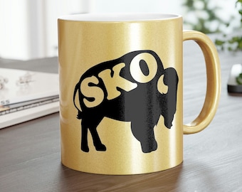 SKO! 11oz Złoty Kubek Kawy Boulder Buffalo Football