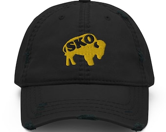 SKO! Boulder Distressed Dad Hat, We Coming, Buffaloes, Prime Time, Baseball Hat