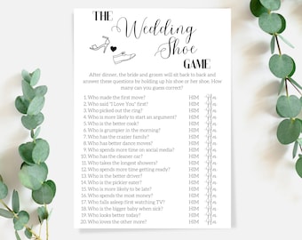 Reception Games | Wedding Activities | Wedding Infographic | Wedding Games | Wedding Shoe Game | Wedding Guest Game | Wedding Table Games