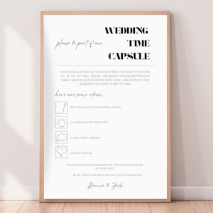 Wedding Table Games | Guest Book Alternative | Wedding Guestbook | Infographic Wedding Program | Wedding Time Capsule | Wedding Guest Book