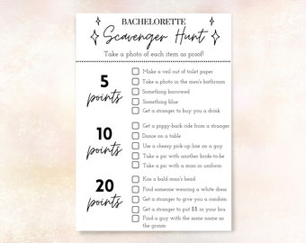 Bachelorette Party Games | Bachelorette Scavenger Hunt | Bachelorette Games | Bachelorette Weekend | Hen Party Games