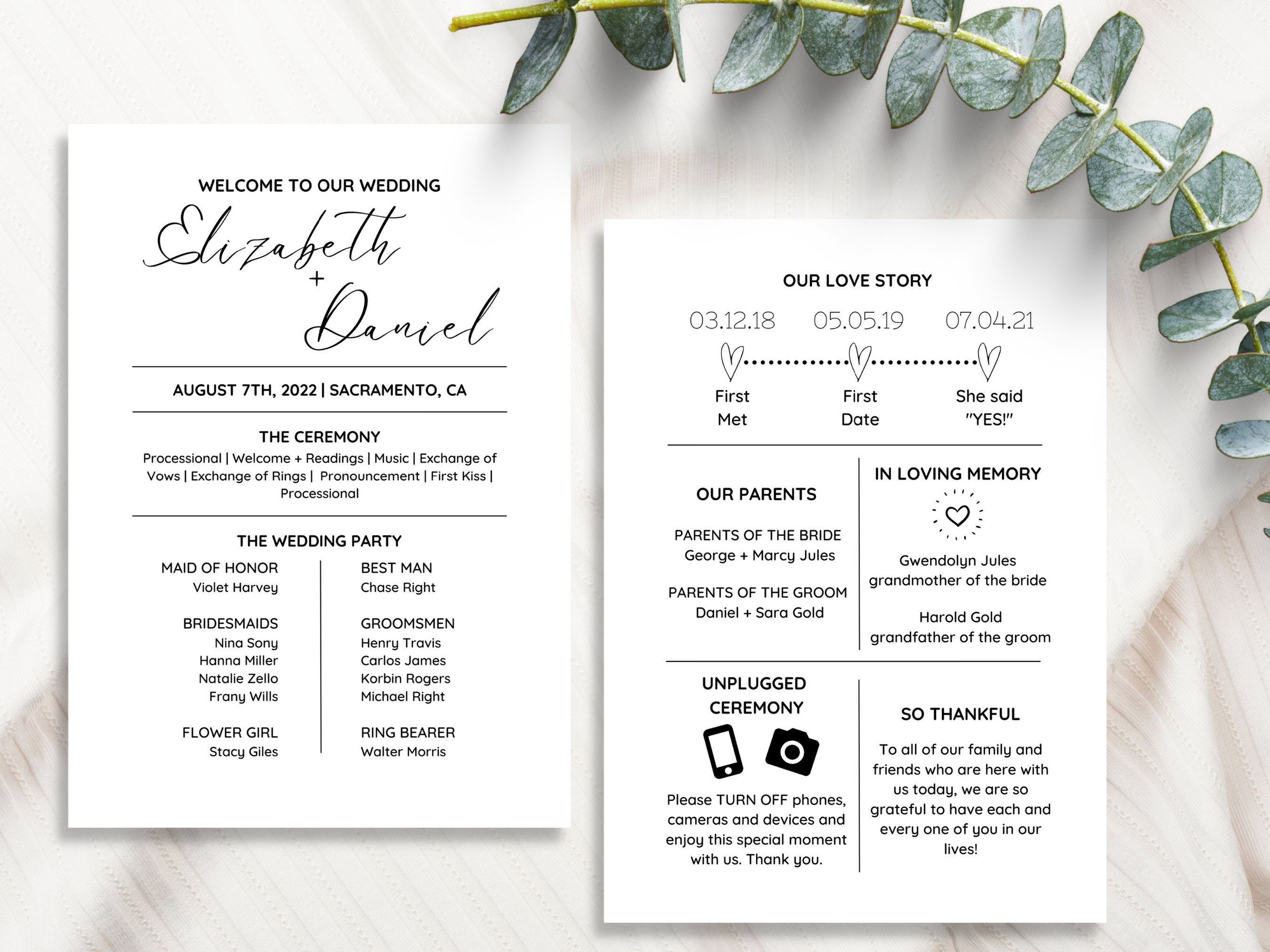 Infographic Wedding Program Timeline Wedding Program Template Gold Infographic wedding program timeline wedding program template gold