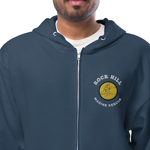 Custom Lake House Sweatshirt Beach House Zip up Lake Life Sweatshirt Marine Boat Rescue Fleece Zip-Up Lake Lover Gift