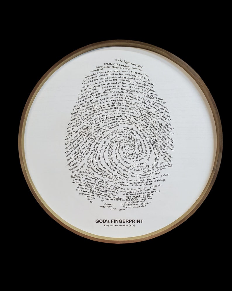 God's Fingerprint - Etsy