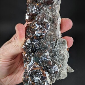 Sphalerite Crystals with Orange Hue