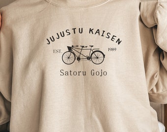 Sweat ras du cou JJK, cadeau JJK, sweat ras du cou anime, sweat Gojo Satoru