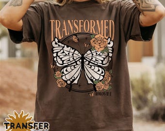 Ready To Press DTF or Sublimation Transfer, Transformed Romans 12:2