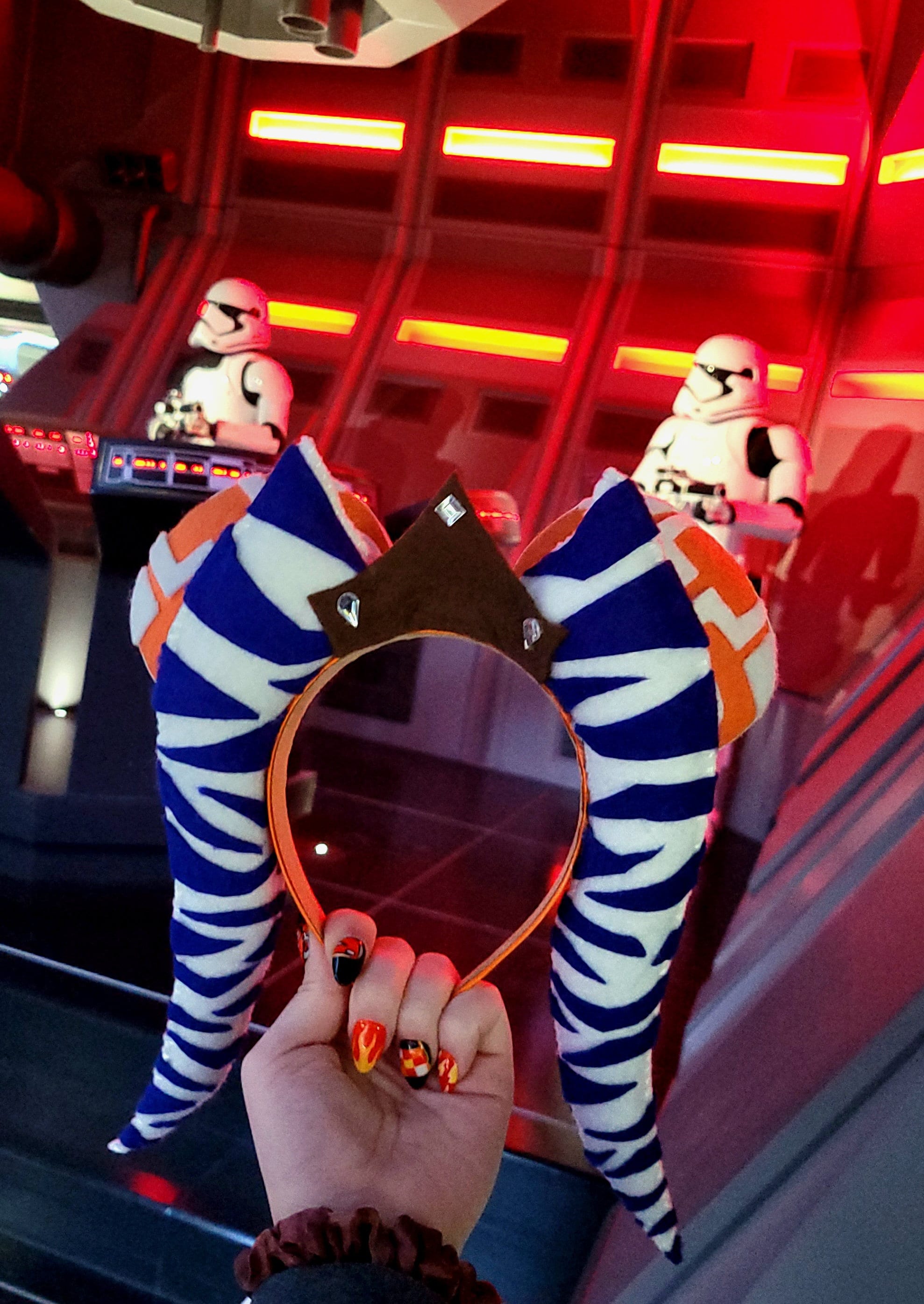 Ahsoka Inspired Disney Ears, Ahsoka Disneybound, Star Wars Ears Etsy