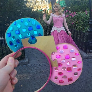 Sleeping Beauty, Aurora&#39;s Changing Dress Inspired Mickey Ears, Aurora Disneybound (Ready to Ship)