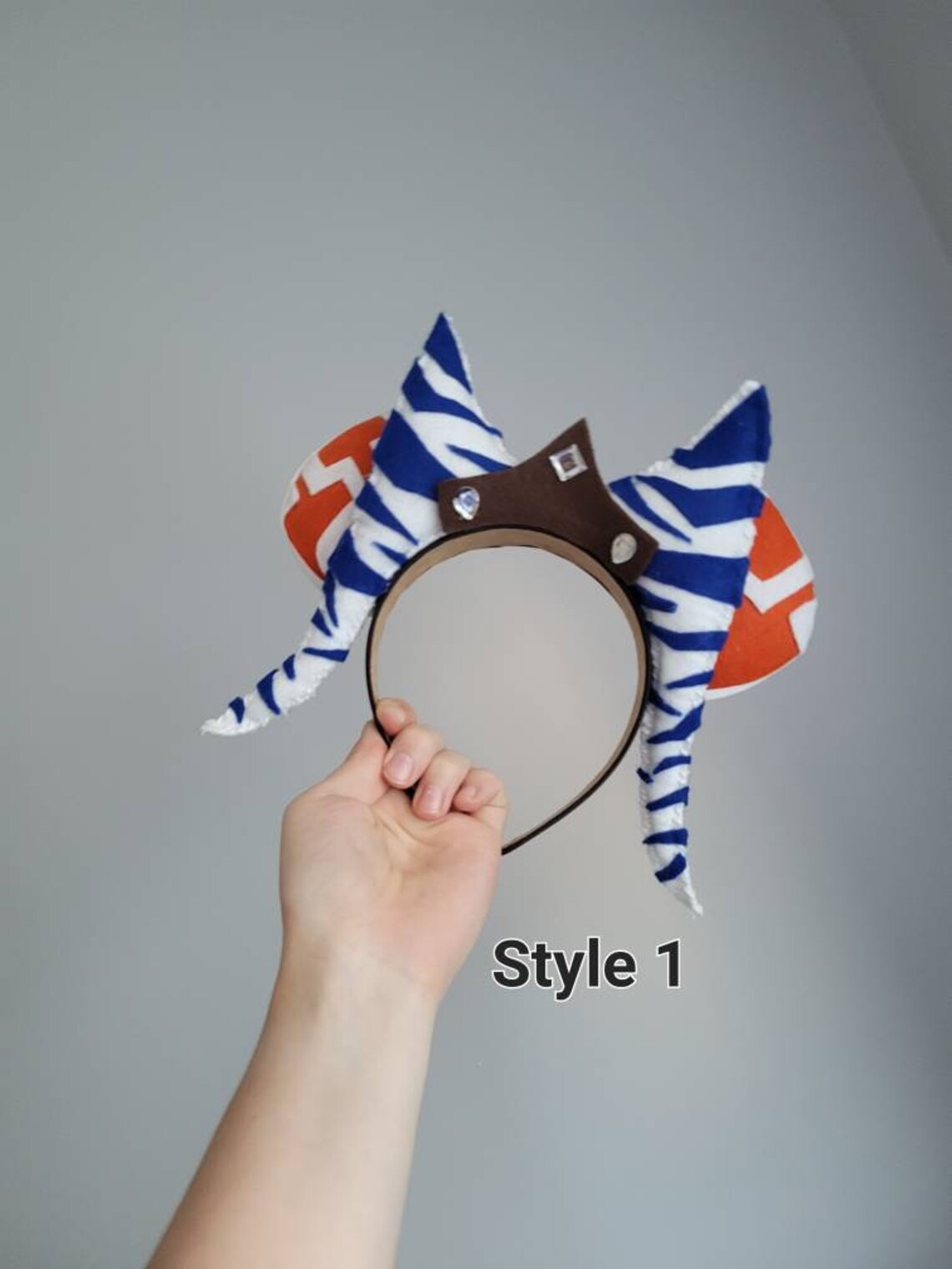 Ahsoka Inspired Disney Ears Ahsoka Disneybound Star Wars Etsy