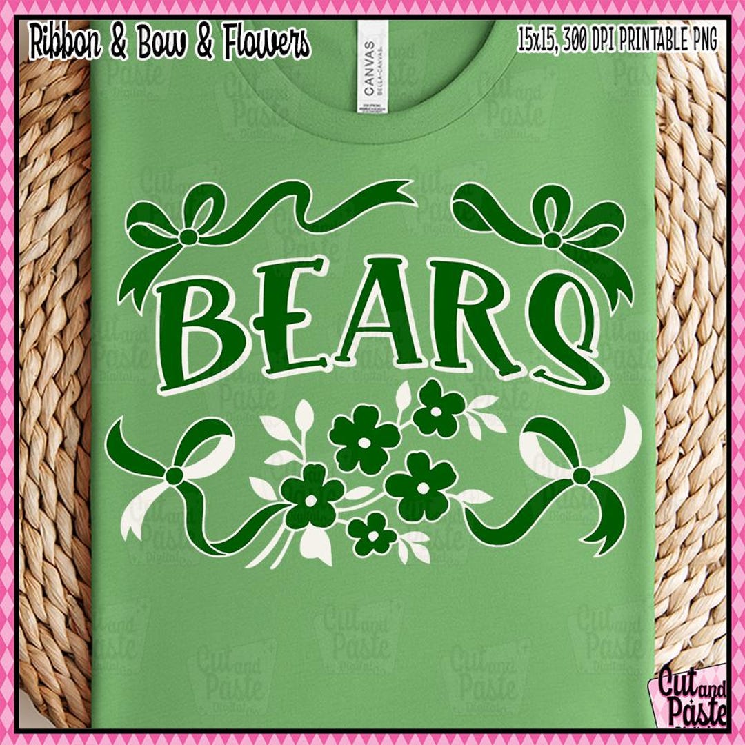 Bears Mascot PNG: School Spirit Ribbons - Digital Download - Etsy