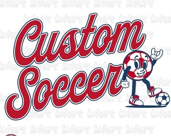 Mascote de futebol retrô personalizado PNG - Arquivo digital do logotipo do time