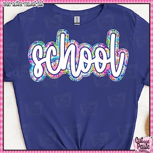 Custom, Made to Order, Neon Outline Mascot Dot, School Spirit Design, Teacher/School/Mascot/Sports Downloadable/Printable PNG