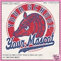 CUSTOM Vintage School Mascot PNG Design: Your Mascot/School/Colors