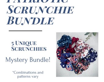 Patriotic Scrunchie Mystery Bundle