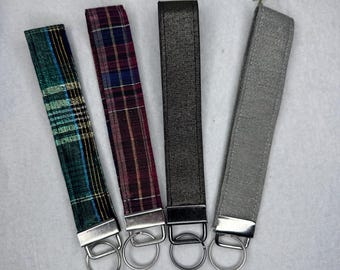Fabric Handmade Shimmer Keychain Wristlet