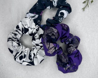 Handmade Christmas Halloween Cotton Scrunchies For Hair