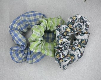 Cottage Core Theme Handmade Scrunchies