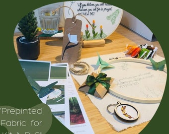 Religious embroidery Kit/ Bible verse Embroidery pattern/ DIY embroidery kit/ Mother-in-law gift/ Embroidery kit/ Hand embroidery kit