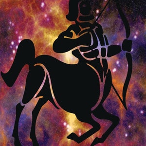 Sagittarius Cosmo Star Astrology digitales Notizbuch oder Journal Fillable pdf von 120-Seiten