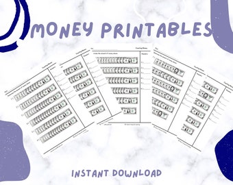 Counting Money Printable 2nd Grade to 3rd Grade Worksheets for Counting Money