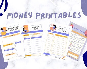 Allowance And Savings Goal Tracker for Kids and Teens