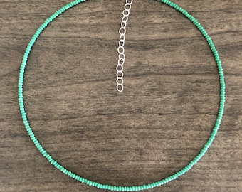 Western Beaded Choker - Jade