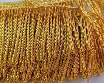 Franse Trim Handgemaakte Gold Bullion Trim "5CM" Gold Bullion Fringe katholieke gewaden Historische vlaggen of jurken..