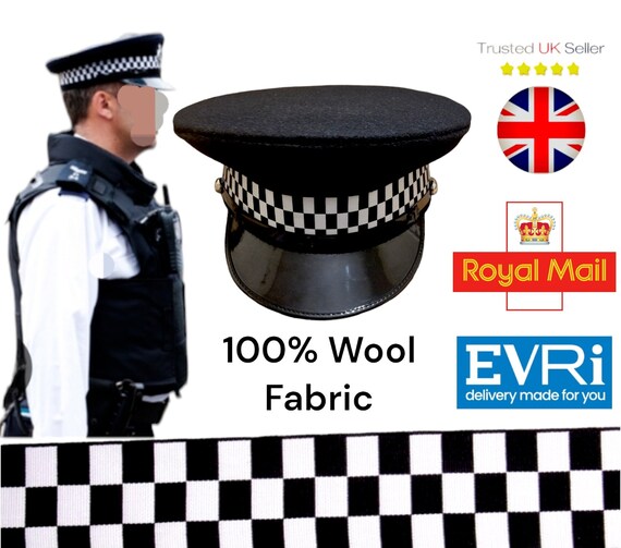 イギリス警察 制帽 帽子 British UK Police 実物 キャップ 個人装備