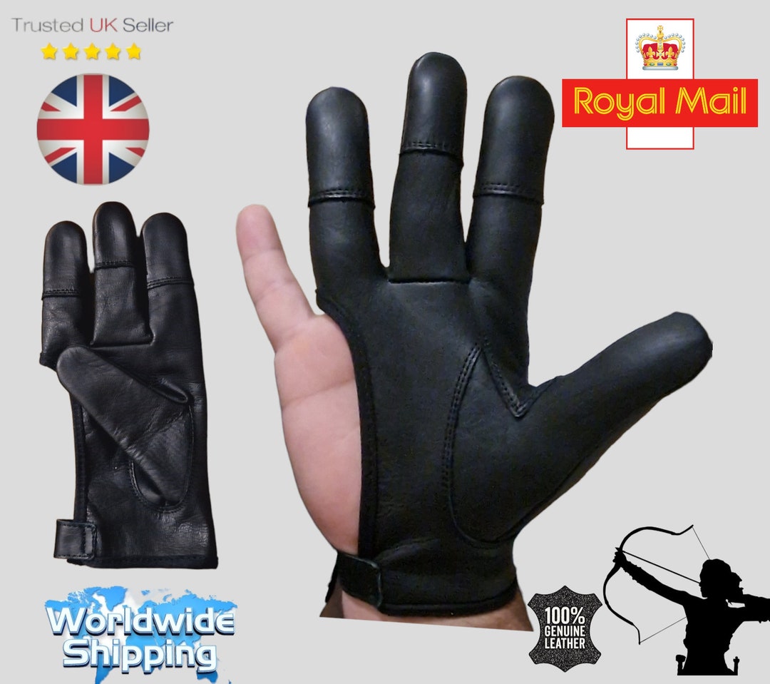 archery-leather-shooting-4-finger-gloves-long-bow-traditional-sports