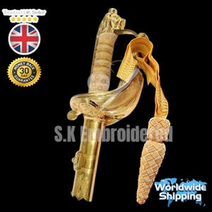 Gold Lace various Army Officers Sword Knot.