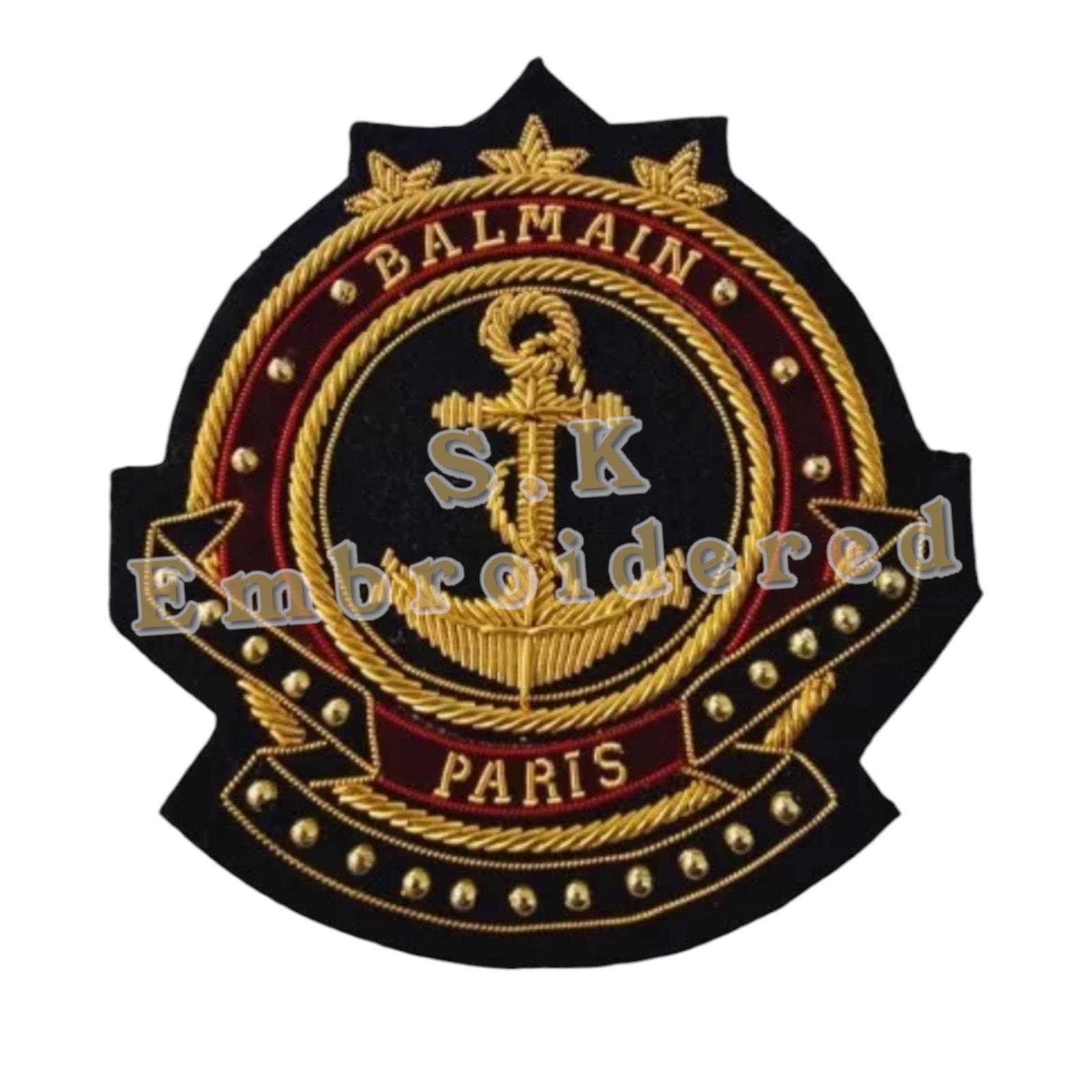 BALMAIN★チェーンロゴデザイン Balmain ribbon jacquard crop top black black - Women | BALMAIN
