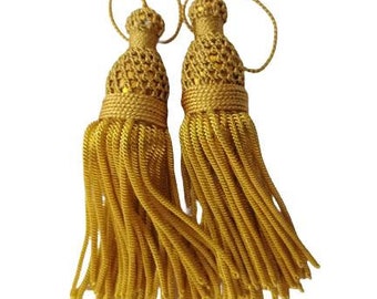 Gold & Silver Bullion Tassels pair"12CM" For Army Uniform' church Vestments ' Decoration.