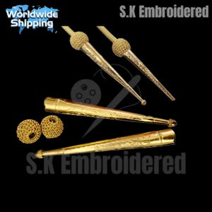 Aiguillette Tip Ends Genuine Military Issue Ceremonial Parade Insignia pair Tips.