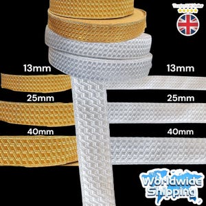 Mylar braid trim For Historical Dresses, Flags, Army Uniform & Costumes &quot;Size Available 13,20,25,40 MM&quot; Quality Material Trim.