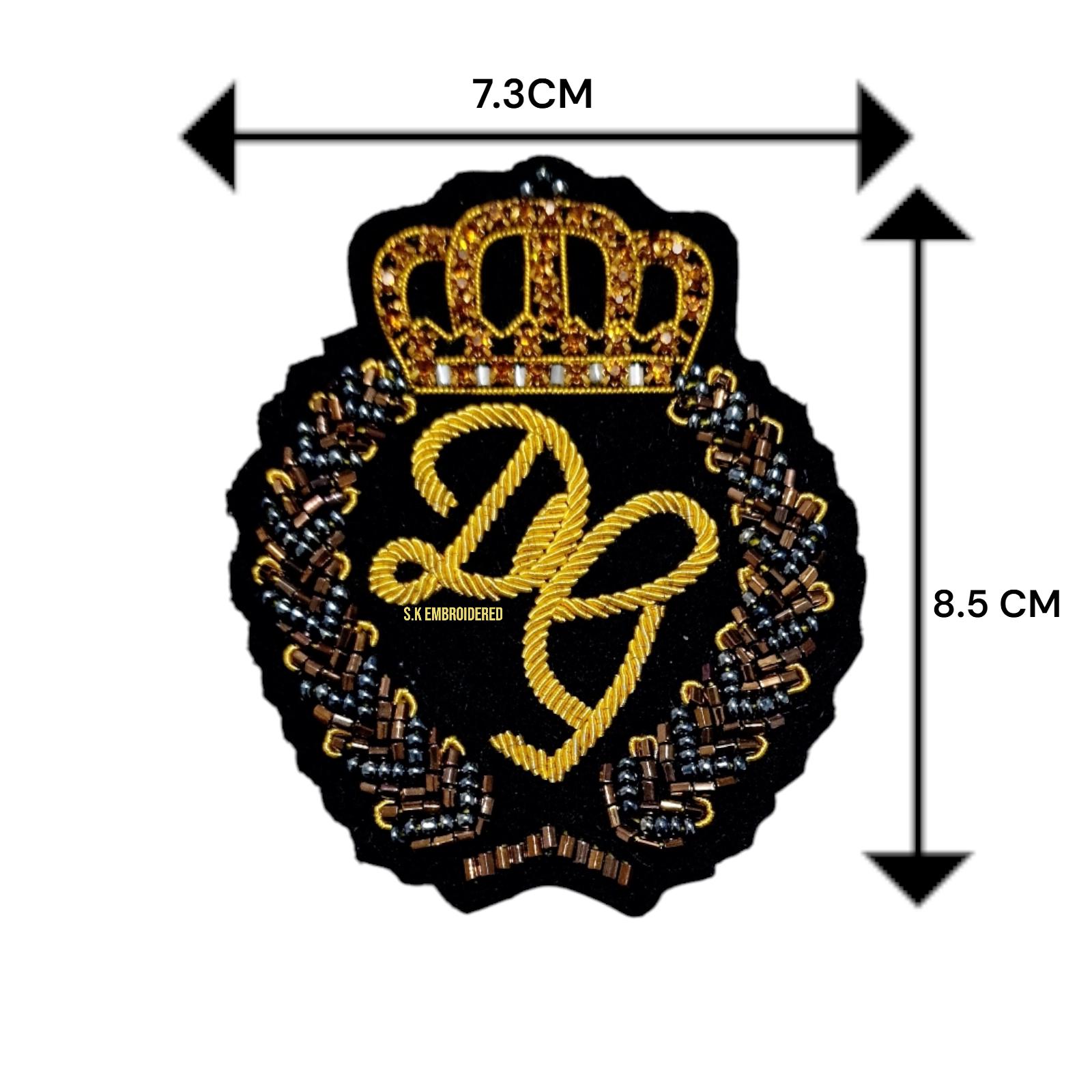 【美品】DOLCE&GABBANAクラウン刺繍ポロブラック50イタリア製 美品】DOLCE&GABBANAクラウン刺繍ポロブラック50イタリア製